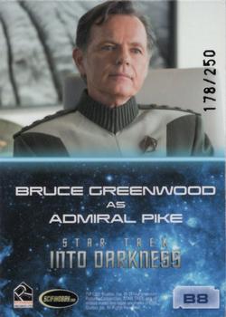 2014 Rittenhouse Star Trek Movies - Uniform Badge Cards #B08 Admiral Pike Back