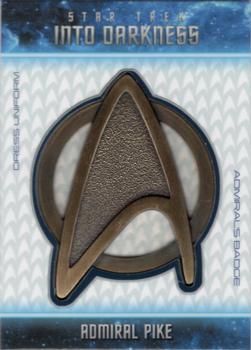 2014 Rittenhouse Star Trek Movies - Uniform Badge Cards #B08 Admiral Pike Front