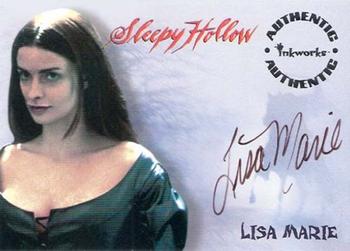 1999 Inkworks Sleepy Hollow - Autographs #A2 Lisa Marie Front