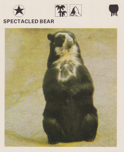 1975-80 Leisure Books Wildlife Treasury #6176-11 Spectacled Bear Front