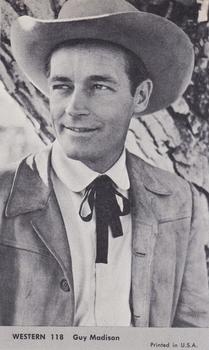 1959 Nu-Cards TV Western Stars #118 Guy Madison Front