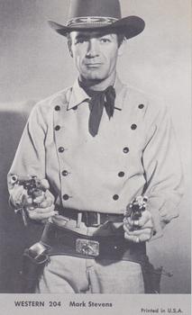 1959 Nu-Cards TV Western Stars #204 Mark Stevens Front
