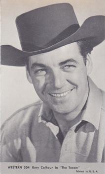 1959 Nu-Cards TV Western Stars #304 Rory Calhoun Front
