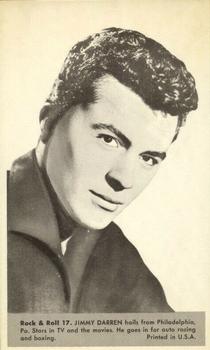 1959 Nu-Cards Rock & Roll #17 Jimmy Darren Front