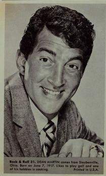 1959 Nu-Cards Rock & Roll #31 Dean Martin Front