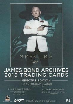 2016 Rittenhouse James Bond Archives SPECTRE Edition - Promos #P2 Madeleine Back