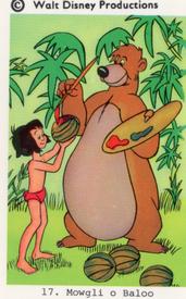 1973-76 Filmisar Numrerade Disneybilder (Numbered Disney Pictures) (Sweden) #17 Mowgli o Baloo Front