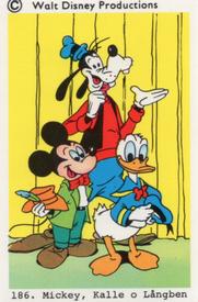 1973-76 Filmisar Numrerade Disneybilder (Numbered Disney Pictures) (Sweden) #186 Mickey, Kalle o Långben Front