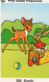 1973-76 Filmisar Numrerade Disneybilder (Numbered Disney Pictures) (Sweden) #339 Bambi Front