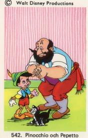 1973-76 Filmisar Numrerade Disneybilder (Numbered Disney Pictures) (Sweden) #542 Pinocchio och Pepetto Front