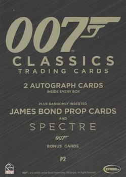 2016 Rittenhouse James Bond 007 Classics - Promos #P2 Dr. Christmas Jones Back