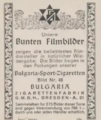 1935 Bunte Filmbilder #48 Kathe von Nagy / Viktor de Kowa Back