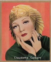 1935 Bunte Filmbilder #162 Claudette Colbert Front