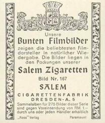 1935 Bunte Filmbilder #167 Claudette Colbert Back