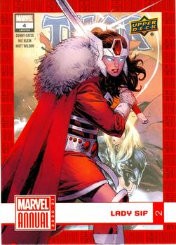2020-21 Upper Deck Marvel Annual #2 Lady Sif Front