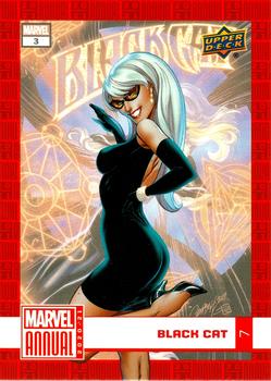 2020-21 Upper Deck Marvel Annual #7 Black Cat Front