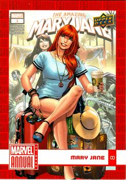 2020-21 Upper Deck Marvel Annual #8 Mary Jane Front