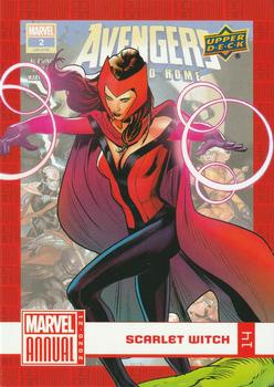 2020-21 Upper Deck Marvel Annual #14 Scarlet Witch Front