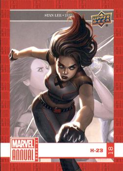 2020-21 Upper Deck Marvel Annual #18 X-23 Front
