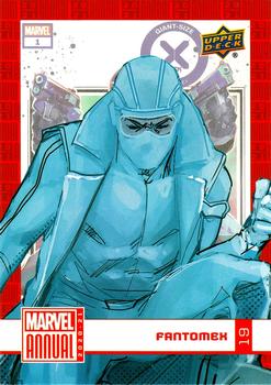2020-21 Upper Deck Marvel Annual #19 Fantomex Front