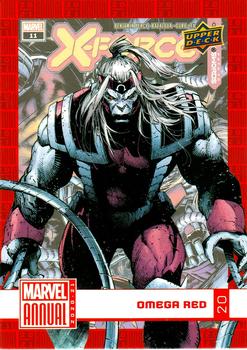 2020-21 Upper Deck Marvel Annual #20 Omega Red Front