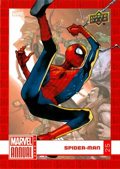 2020-21 Upper Deck Marvel Annual #25 Spider-Man Front