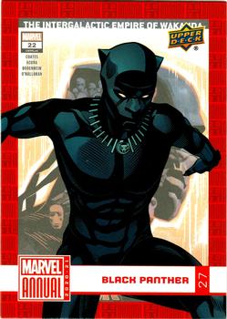 2020-21 Upper Deck Marvel Annual #27 Black Panther Front