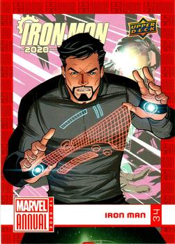 2020-21 Upper Deck Marvel Annual #34 Iron Man Front