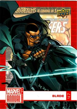 2020-21 Upper Deck Marvel Annual #47 Blade Front