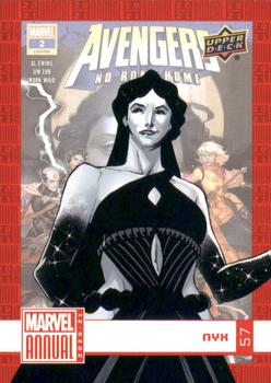 2020-21 Upper Deck Marvel Annual #57 Nyx Front