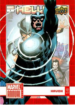 2020-21 Upper Deck Marvel Annual #58 Havok Front
