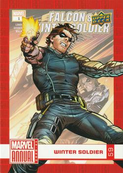 2020-21 Upper Deck Marvel Annual #59 Winter Soldier Front