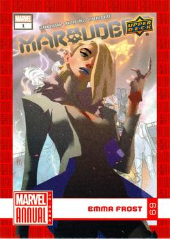 2020-21 Upper Deck Marvel Annual #69 Emma Frost Front
