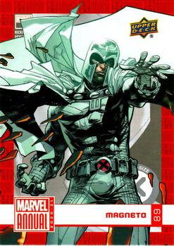 2020-21 Upper Deck Marvel Annual #89 Magneto Front