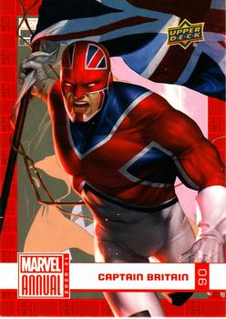 2020-21 Upper Deck Marvel Annual #90 Captain Britain Front