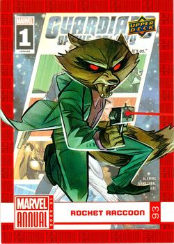 2020-21 Upper Deck Marvel Annual #93 Rocket Raccoon Front