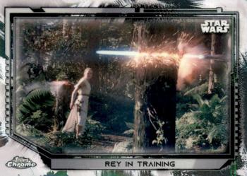2021 Topps Chrome Star Wars Legacy #4 Rey In Training Front