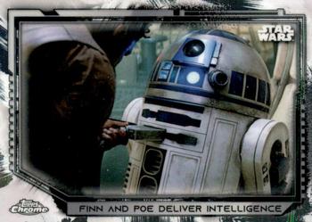 2021 Topps Chrome Star Wars Legacy #5 Finn And Poe Deliver Intelligence Front