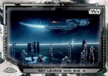2021 Topps Chrome Star Wars Legacy #10 Rey Learns Who She Is Front