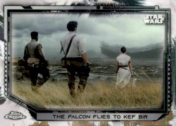 2021 Topps Chrome Star Wars Legacy #12 The Falcon Flies To Kef Bir Front