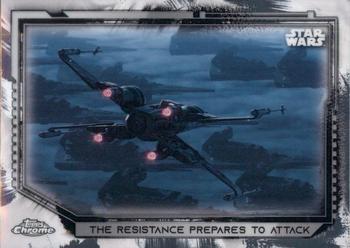 2021 Topps Chrome Star Wars Legacy #17 The Resistance Prepares To Attack Front