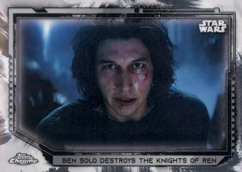 2021 Topps Chrome Star Wars Legacy #20 Ben Solo Destroys The Knights Of Ren Front