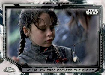 2021 Topps Chrome Star Wars Legacy #32 Young Jyn Erso Escapes The Empire Front