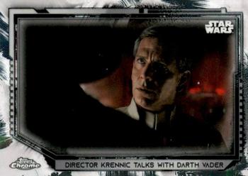 2021 Topps Chrome Star Wars Legacy #43 Director Krennic Talks With Darth Vader Front