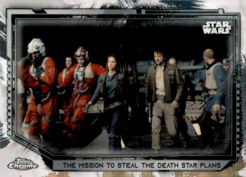 2021 Topps Chrome Star Wars Legacy #44 The Mission To Steal The Death Star Plans Front