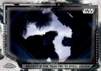 2021 Topps Chrome Star Wars Legacy #66 Beckett & The Team Try To Steal Coaxium Front