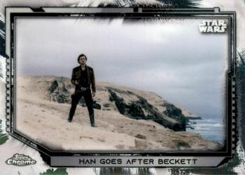 2021 Topps Chrome Star Wars Legacy #84 Han Goes After Beckett Front