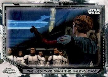 2021 Topps Chrome Star Wars Legacy #93 The Jedi Take Down The Malevolence Front