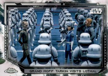 2021 Topps Chrome Star Wars Legacy #118 Grand Moff Tarkin Visits Lothal Front