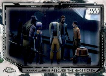 2021 Topps Chrome Star Wars Legacy #128 Kanan Jarrus Rescues The Ghost Crew Front